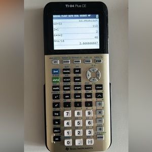 TI 84 Texas Instruments calculator